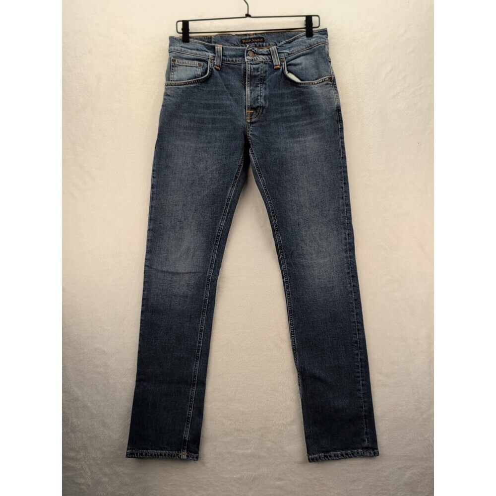 Nudie Jeans Slim Straight Blue Denim